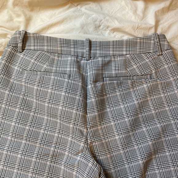 Plaid Slim Leg Stretch Ankle Dress Pants - Picture 4 of 6